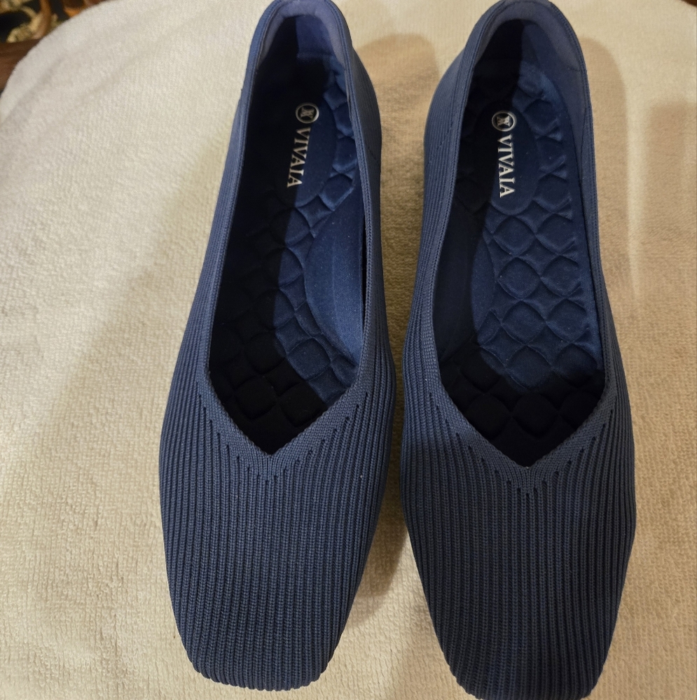 VIVAIA Women's Classic Blue Flats - Picture 7 of 14